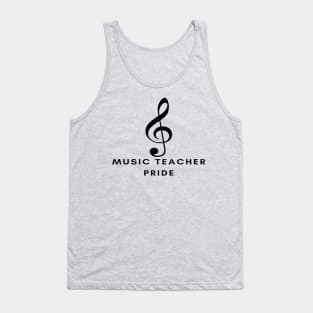 Music Teacher Pride Treble Clef Tank Top